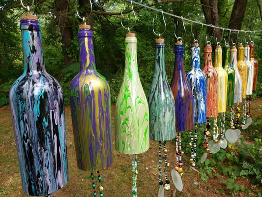 Assorted Hand-Painted Wind Chimes
